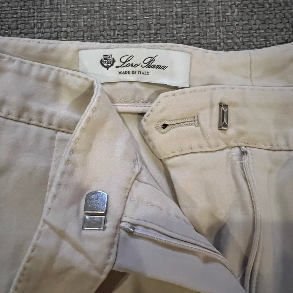 ** Loro Piana, Made In Italy, cropped LUXURY